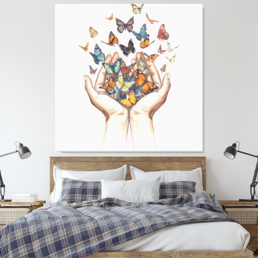 Toile Papillons (Insitu(Chambre))