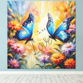 Toile papillons amoureux (Insitu (Plancher de Bois))