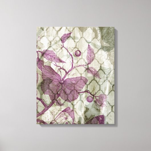 Toile Papillons arabes III (Recto)