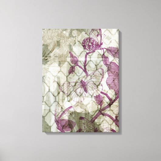 Toile Papillons arabes IV (Recto)