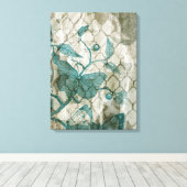 Toile Papillons arabes V (Insitu (Plancher de Bois))