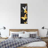 Toile Papillons blancs et dorés (Insitu(Chambre))