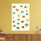 Toile Papillons couleur aquarelle (Insitu(Salon))