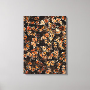 Toile Papillons de monarque