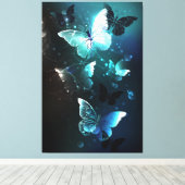 Toile Papillons de nuit à la menthe (Insitu (Plancher de Bois))