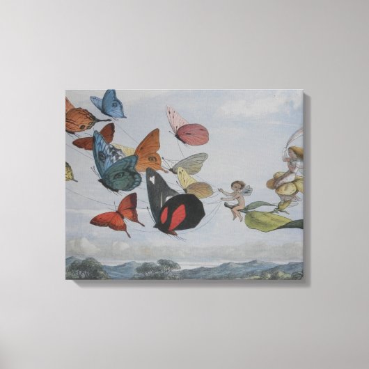 Toile Papillons et papillons de la reine des fées (Recto)
