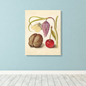 Toile Papillons noix Fleur Cerisier Aquarelle Art (Insitu (Plancher de Bois))