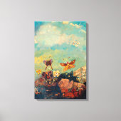 Toile Papillons | Odilon Redon (Recto)