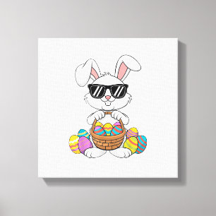 Toile Pâques Garçons Filles Enfants Tout-Petits Lapin La