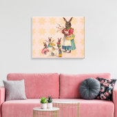 Toile Pâques Lapin Poule Lapin Œufs (Insitu(Salon))