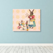 Toile Pâques Lapin Poule Lapin Œufs (Insitu (Plancher de Bois))