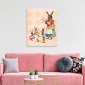 Toile Pâques Lapin Poule Lapin Œufs (Insitu(Salon))