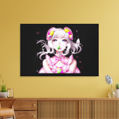 Toile Pâques/printemps Anime fille (Insitu(Salon))