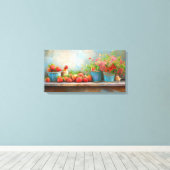Toile Paquets de fraises (Insitu (Plancher de Bois))