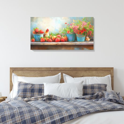 Toile Paquets de fraises (Insitu(Chambre))