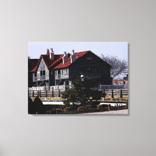 Toile Par Dock Mike's Wrapped Canvas (Recto)