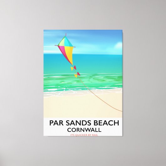 Toile Par Sands Beach Cornwall affiche (Recto)