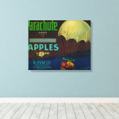 Toile Parachute Étiquette Apple Crate (Insitu (Plancher de Bois))