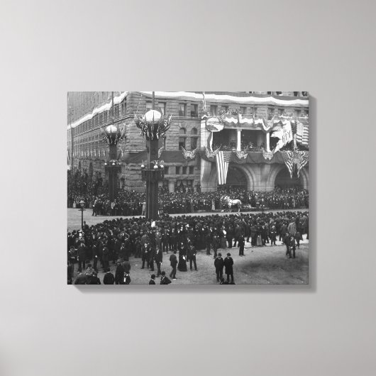 Toile Parade colombienne sur le lac Front Chicago (Recto)