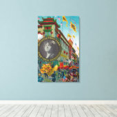 Toile Parade de Chinatown pour le Festival de Portola (Insitu (Plancher de Bois))