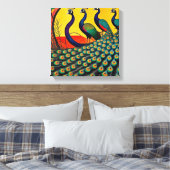 Toile Parade des Peacocks (Insitu(Chambre))