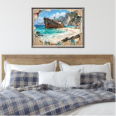 Toile Paradis et rouille (Insitu(Chambre))