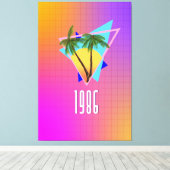 Toile paradis tropical 1986 (Insitu (Plancher de Bois))
