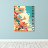Toile Paradise Beach Club (Insitu (Plancher de Bois))