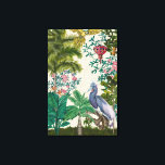 Toile Paradise Chinoiserie 2<br><div class="desc">Paradis Chinoiserie I par Naomi McCavitt. Oiseaux colorés,  verdure et fleurs se rassemblent pour créer une scène tropicale vibrante. | 106715Z</div>