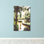 Toile Paradise du Jardin tropical (Insitu (Plancher de Bois))