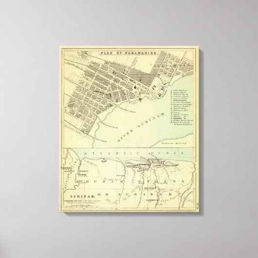 Toile Paramaribo Suriname (Recto)
