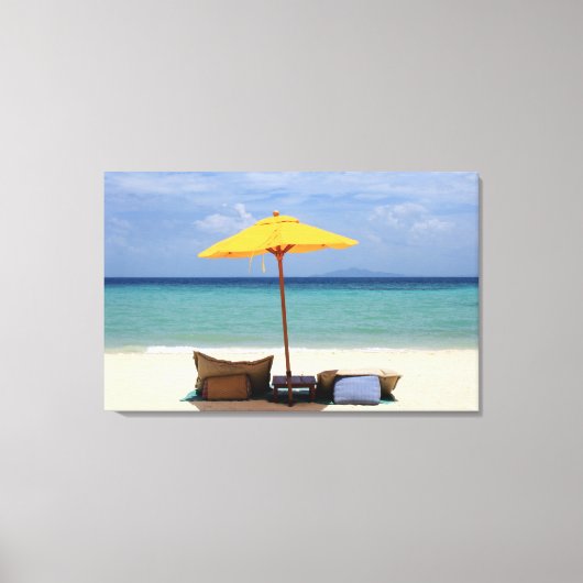 Toile Parapluie jaune (Recto)