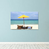 Toile Parapluie jaune (Insitu (Plancher de Bois))