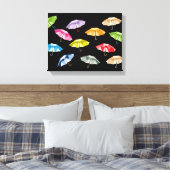 Toile Parapluies printanières (Insitu(Chambre))