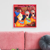 Toile Parc d'attractions Clown Water Game Canvas (Insitu(Salon))