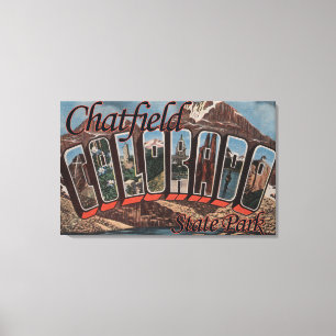 Toile Parc d'état de Chatfield, le Colorado