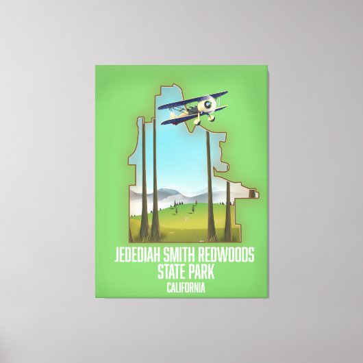 Toile Parc d'État des séquoias de Jedediah Smith (Recto)