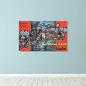 Toile Parc d'état du Mont Rainier, Washington (Insitu (Plancher de Bois))