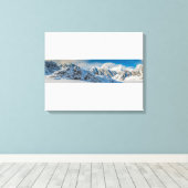 Toile Parc national de Denali, Ruth Glacier Pano (Insitu (Plancher de Bois))