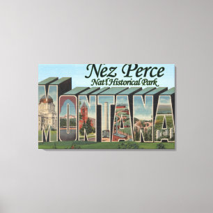 Toile Parc national de Nez Perce, Montana