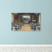 Toile Parc national de Teton, WY - L'Alter (Insitu (Plancher de Bois))