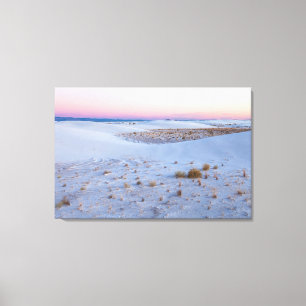 Toile Parc national de White Sands au coucher du soleil