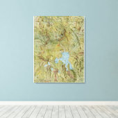 Toile Parc national de Yellowstone 3 (Insitu (Plancher de Bois))