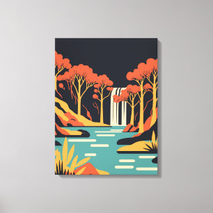 Toile Parc national des Lacs Plitvice