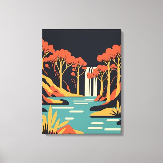 Toile Parc national des Lacs Plitvice (Recto)