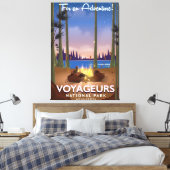 Toile Parc national des Voyageurs Minnesota affiche voya (Insitu(Chambre))