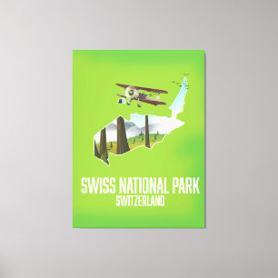 Toile Parc national suisse, Suisse carte
