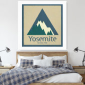 Toile Parc national Yosemite Rustique (Insitu(Chambre))