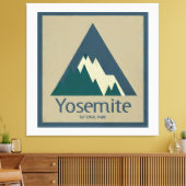 Toile Parc national Yosemite Rustique (Insitu(Salon))