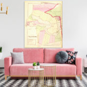 Toile Parc Pond Roger Williams Plan Atlas du parc (Insitu(Salon))